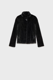 Short mink fur jacket